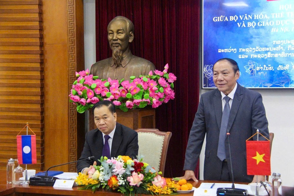 Thúc đẩy hợp tác thể thao, đóng góp vào quan hệ đặc biệt Việt Nam - Lào - Ảnh 1.