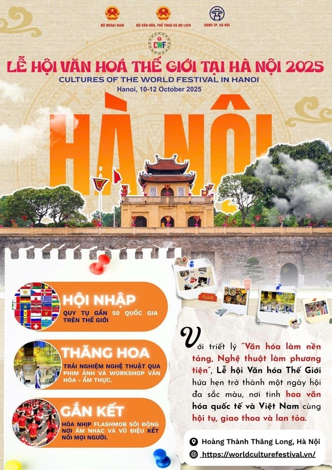 Lễ hội Văn hóa Thế giới tại Hà Nội lần thứ nhất: Nơi các nền văn minh gặp gỡ và cùng lan tỏa những giá trị nhân văn cao đẹp - Ảnh 1.