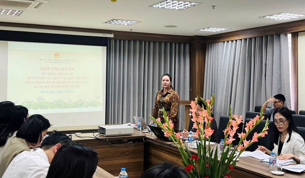 Tham vấn hoàn thiện Dự thảo Thông tư quy định các mẫu văn bản trong hoạt động đăng ký quyền tác giả, đăng ký quyền liên quan - ảnh 1