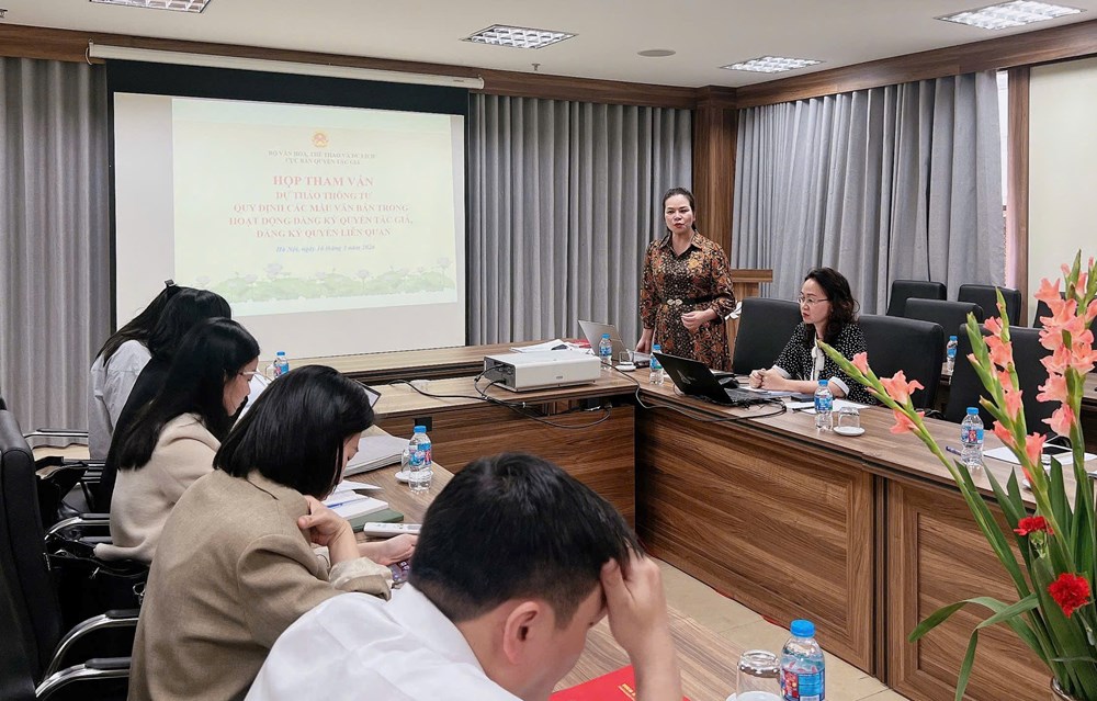 Tham vấn hoàn thiện Dự thảo Thông tư quy định các mẫu văn bản trong hoạt động đăng ký quyền tác giả, đăng ký quyền liên quan - ảnh 3