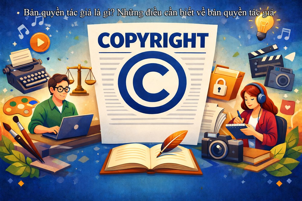Bản quyền tác giả là gì? Những điều cần biết về bản quyền tác giả - ảnh 1