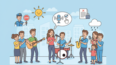 Biểu diễn âm nhạc đường phố không bán vé có phải xin phép không?