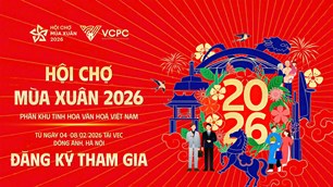 Hướng dẫn đăng ký nhu cầu tham gia Hội chợ Mùa Xuân năm 2026 - Phân khu  tinh hoa văn hóa Việt Nam