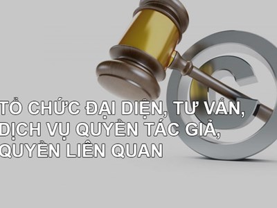 Tổ chức đại diện, tư vấn, dịch vụ quyền tác giả, quyền liên quan