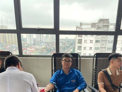 Đoàn TNCS Hồ Chí Minh Cục Bản quyền tác giả tham gia Ngày hội hiến máu VTC 2025