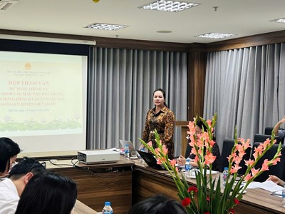 Tham vấn hoàn thiện Dự thảo Thông tư quy định các mẫu văn bản trong hoạt động đăng ký quyền tác giả, đăng ký quyền liên quan