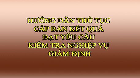 HƯỚNG DẪN THỦ TỤC CẤP GIẤY CHỨNG NHẬN TỔ CHỨC GIÁM ĐỊNH QUYỀN TÁC GIẢ, QUYỀN LIÊN QUAN