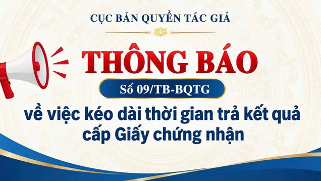 Thông báo về việc kéo dài thời gian trả kết quả cấp Giấy chứng nhận