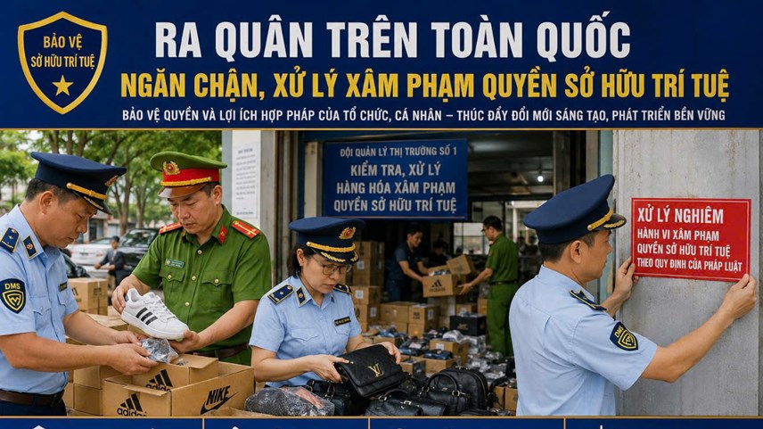 Ra quân ngăn chặn, xử lý hành vi xâm phạm quyền sở hữu trí tuệ trên toàn quốc từ ngày 07/5 - 30/5/2026